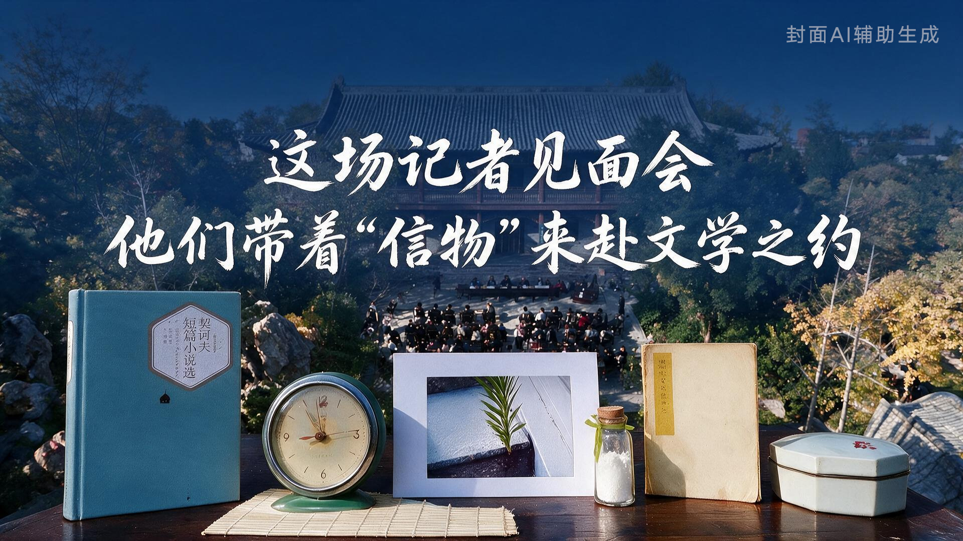 这场记者见面会 他们带着“信物”来赴文学之约