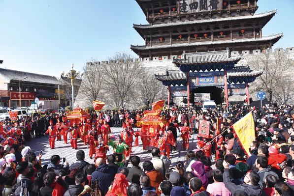 代县“闹元宵”活动“非遗”节目唱主角