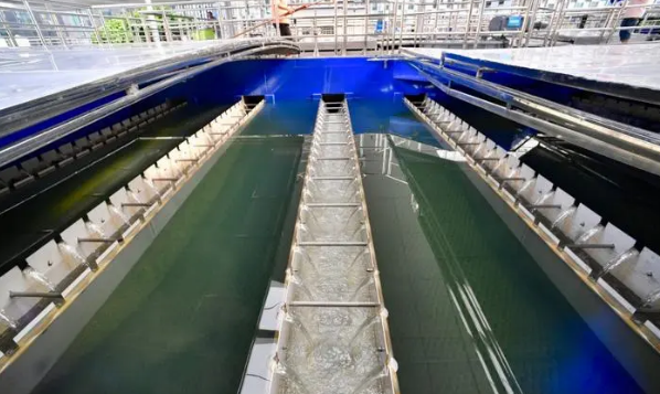 寿阳县滨河水厂项目顺利完成原水池注水